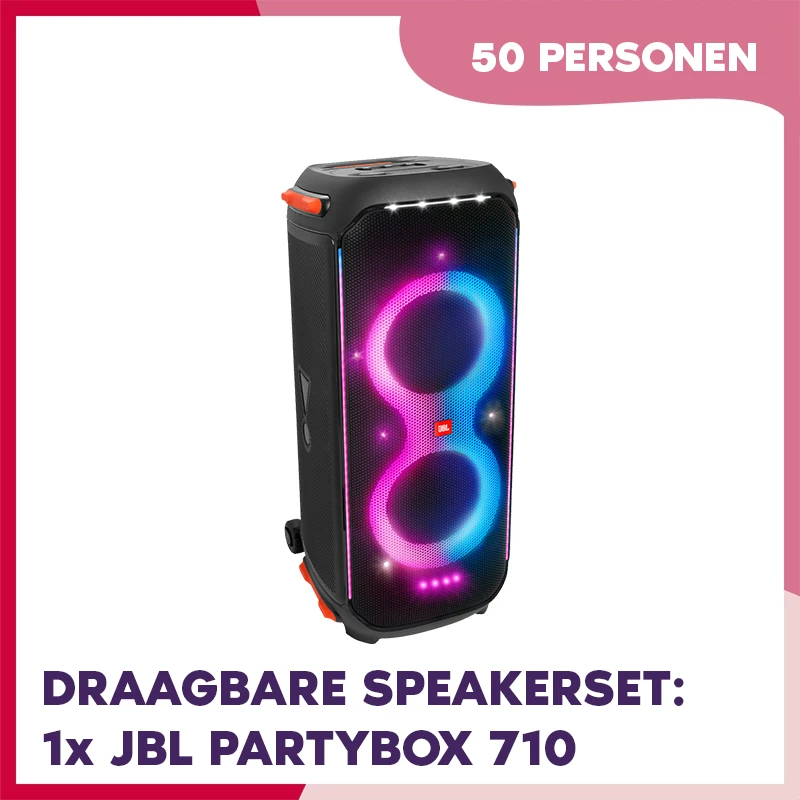 JBL Partybox 710 - tot 50 personen huren - Ultrasound Rental